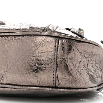 Balenciaga Metallic Agneau Arena Le Cagole Shoulder Bag XS Dark Bronze 11 of 11