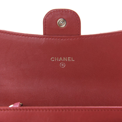 Chanel Lambskin Quilted Small Flap Wallet Red 7 of 7