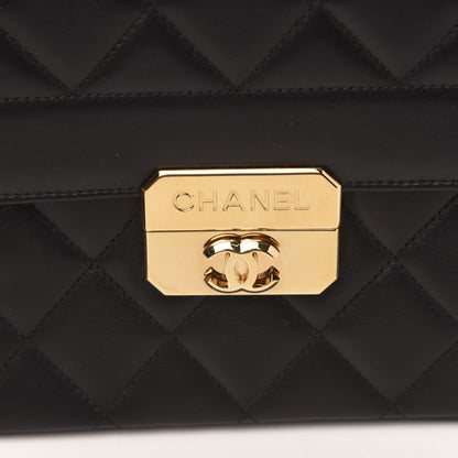 Chanel Lambskin Quilted Large Chic With Me Flap Black 10 of 13