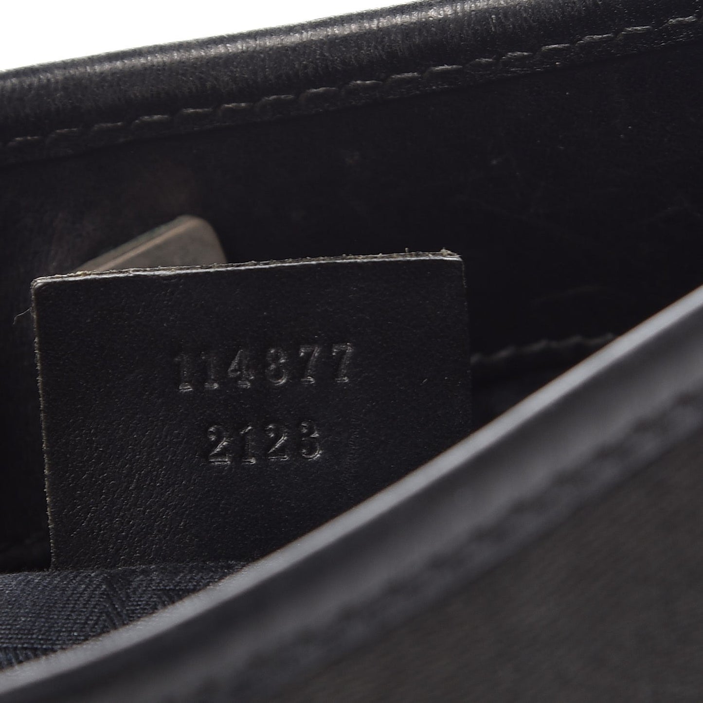 Canvas GG Reins Shoulder Bag Black