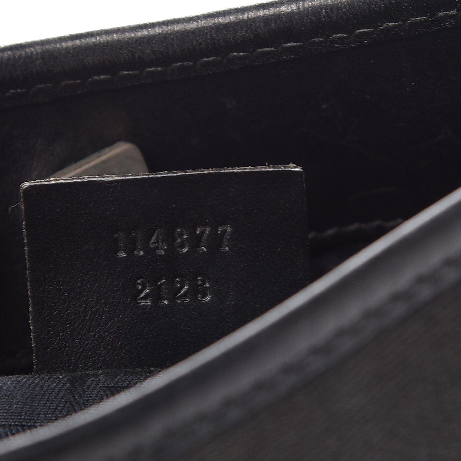 Gucci Canvas GG Reins Shoulder Bag Black 8 of 14