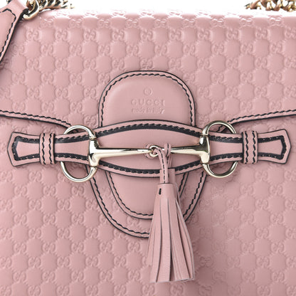Gucci Microguccissima Medium Emily Chain Shoulder Bag Soft Pink 10 of 10