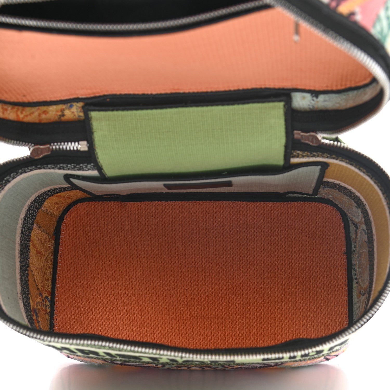 Christian Dior Canvas Embroidered Dior In Lights Diortravel Vanity Case Multicolor 5 of 7
