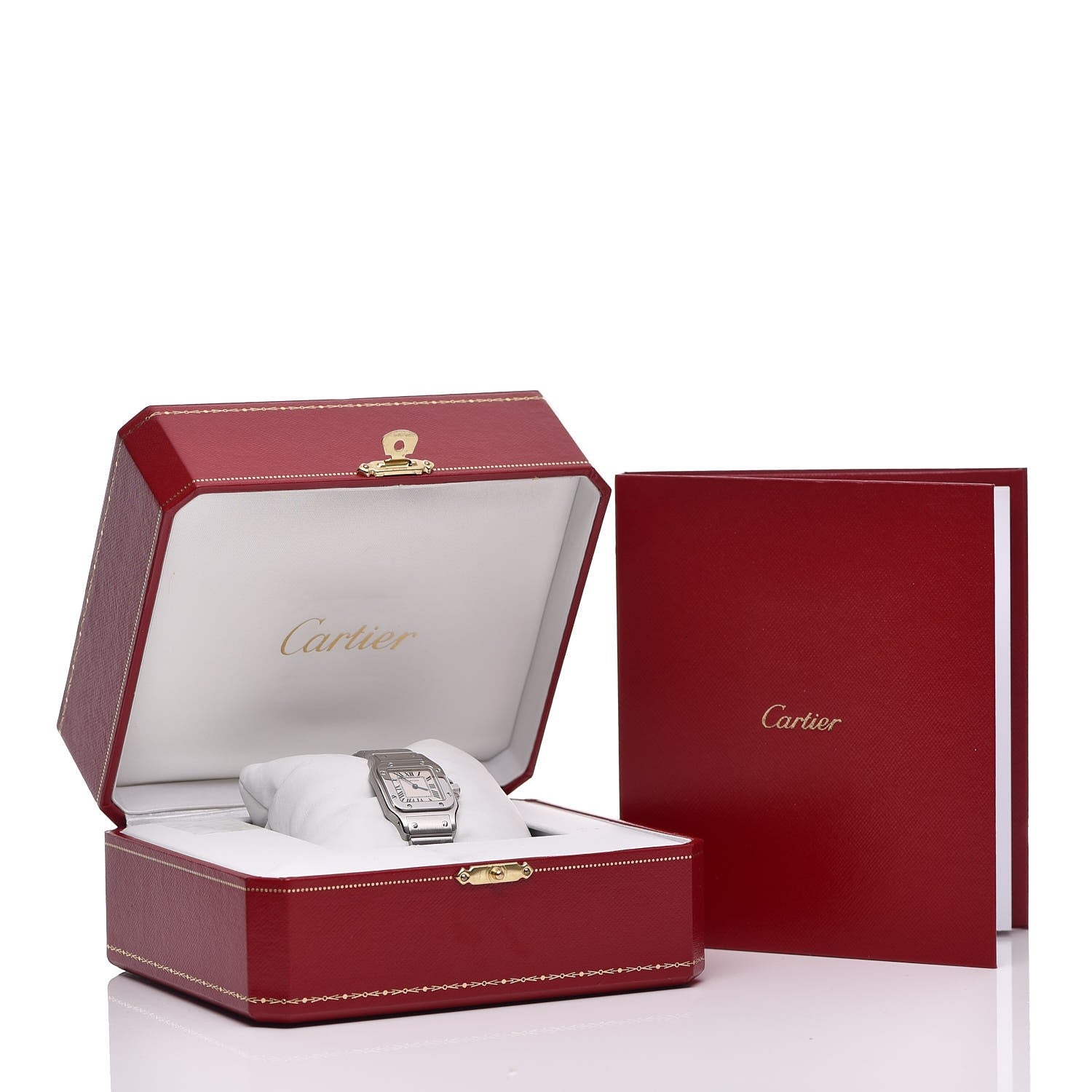 Cartier Stainless Steel 24mm Santos de Galbee Quartz Watch 10 of 10