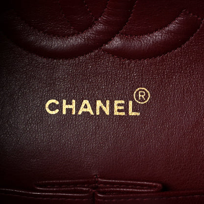 Chanel Lambskin Quilted Medium Double Flap Black 6 of 10