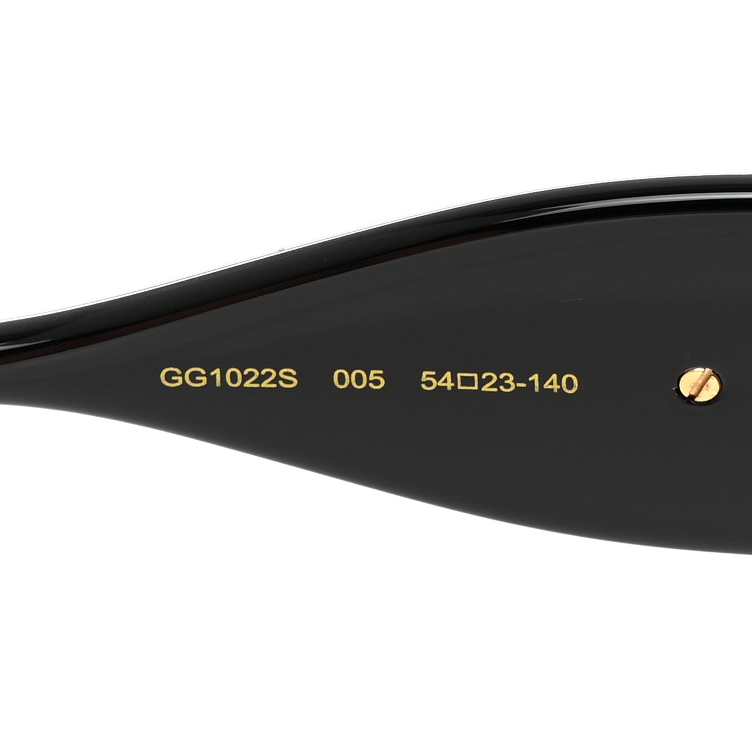 Gucci Acetate Rectangular Frame Chain Sunglasses GG1022S Black 6 of 8