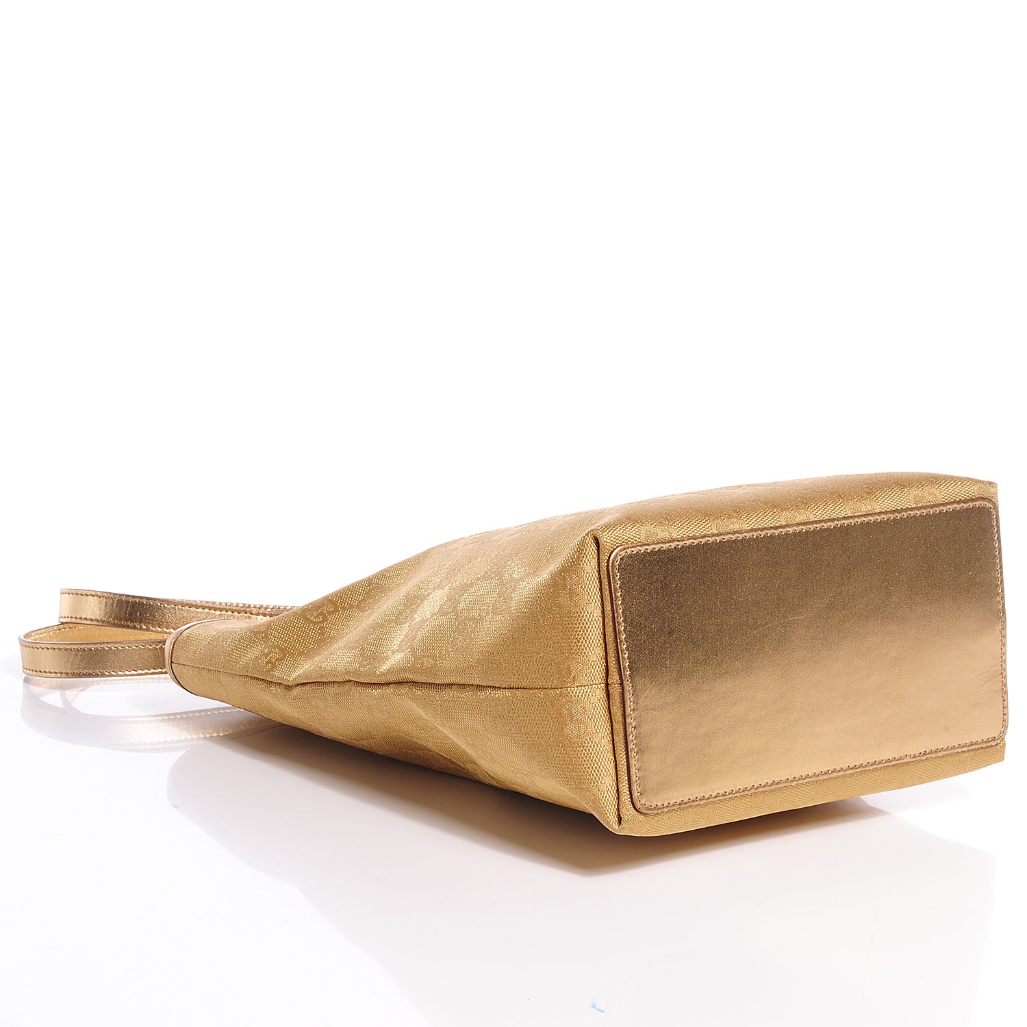 Gucci Monogram Small Bucket Tote Gold 4 of 7