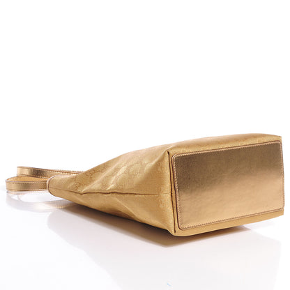 Gucci Monogram Small Bucket Tote Gold 4 of 7