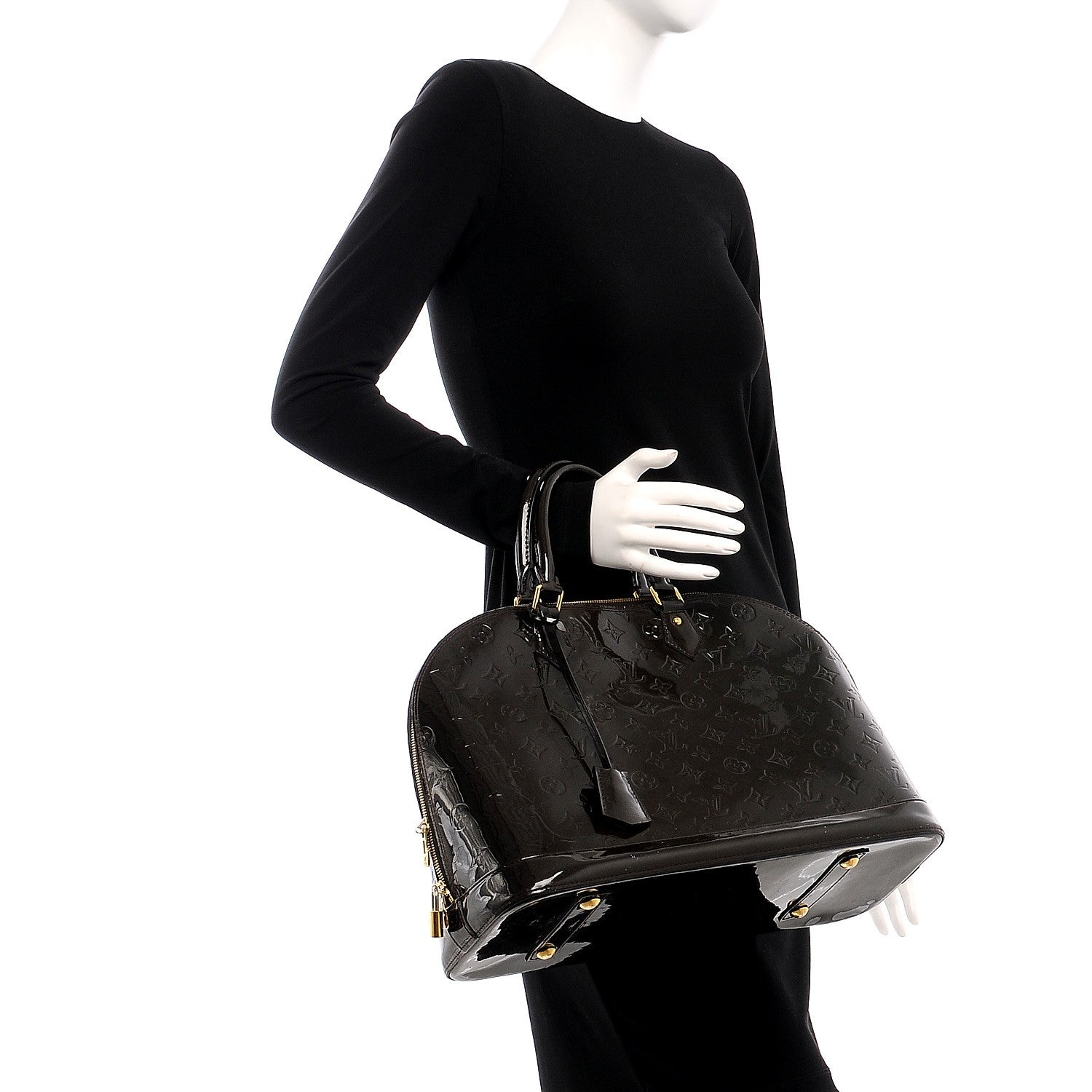 Louis Vuitton Vernis Alma GM Amarante 2 of 20