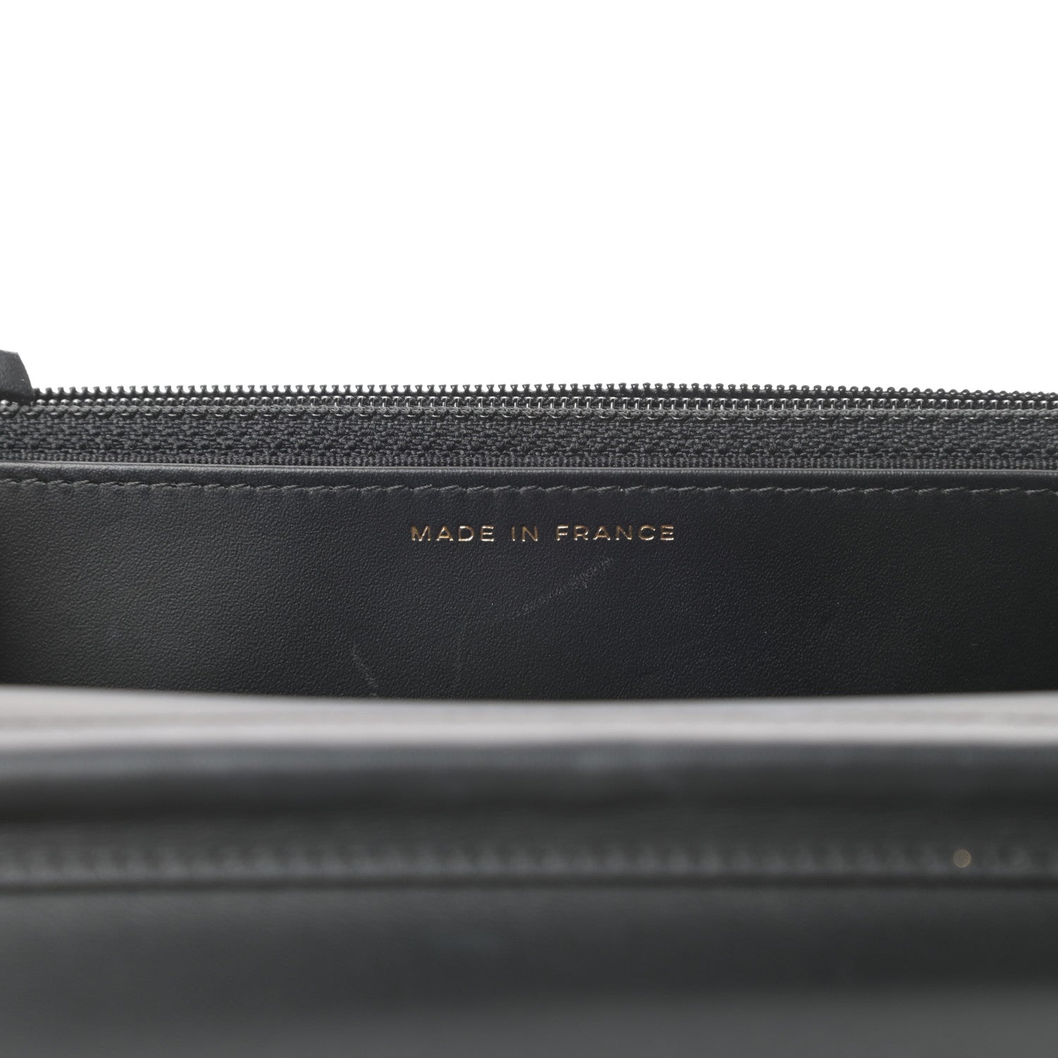 Chanel Aged Calfskin Quilted Lucky Charms Casino 2.55 Reissue Wallet On Chain WOC Black 7 of 13