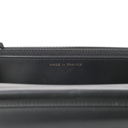 Chanel Aged Calfskin Quilted Lucky Charms Casino 2.55 Reissue Wallet On Chain WOC Black 7 of 13