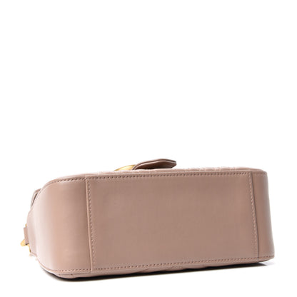 Gucci Calfskin Matelasse Mini GG Marmont Top Handle Shoulder Bag Porcelain Rose 4 of 10