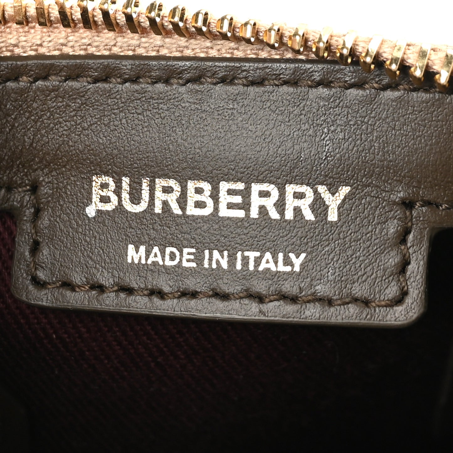 Vintage Check Mini Bowling Bag Military