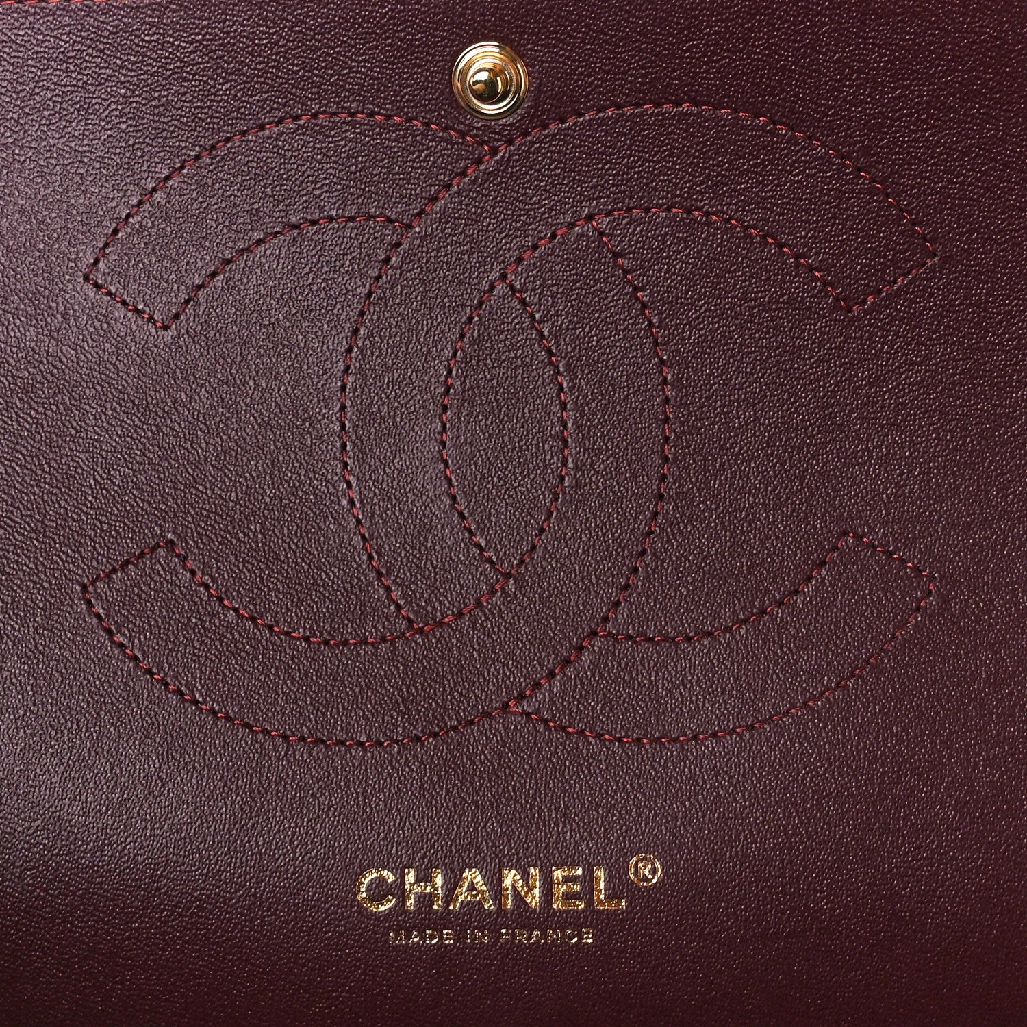 Chanel Lambskin Quilted Jumbo Double Flap Black 6 of 11