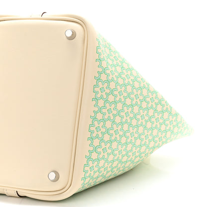 Hermes Swift Lucky Daisy Picotin Lock 18 PM Nata Vert 10 of 11