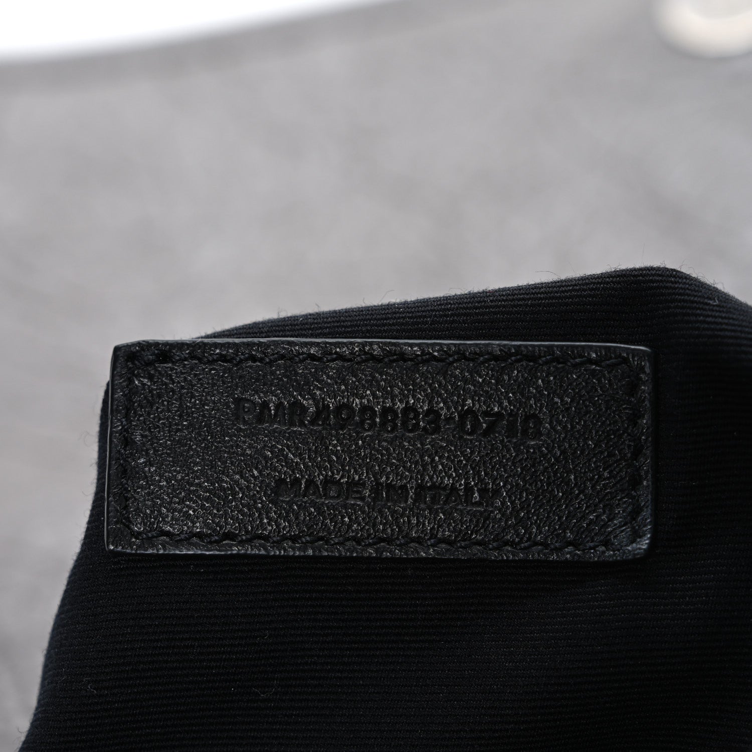 Saint Laurent Crinkled Calfskin Matelasse Monogram Large Niki Chain Satchel Fog 7 of 13