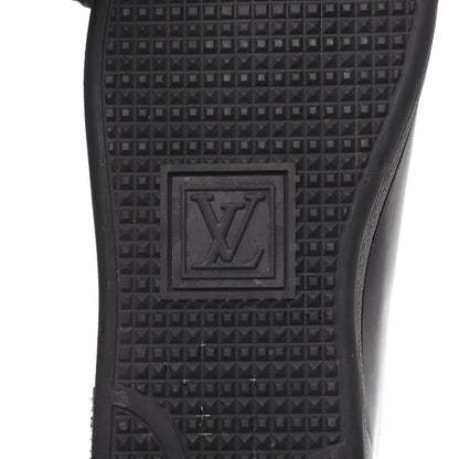 Louis Vuitton Calfskin Frontrow Sneakers 38 Black 6 of 13