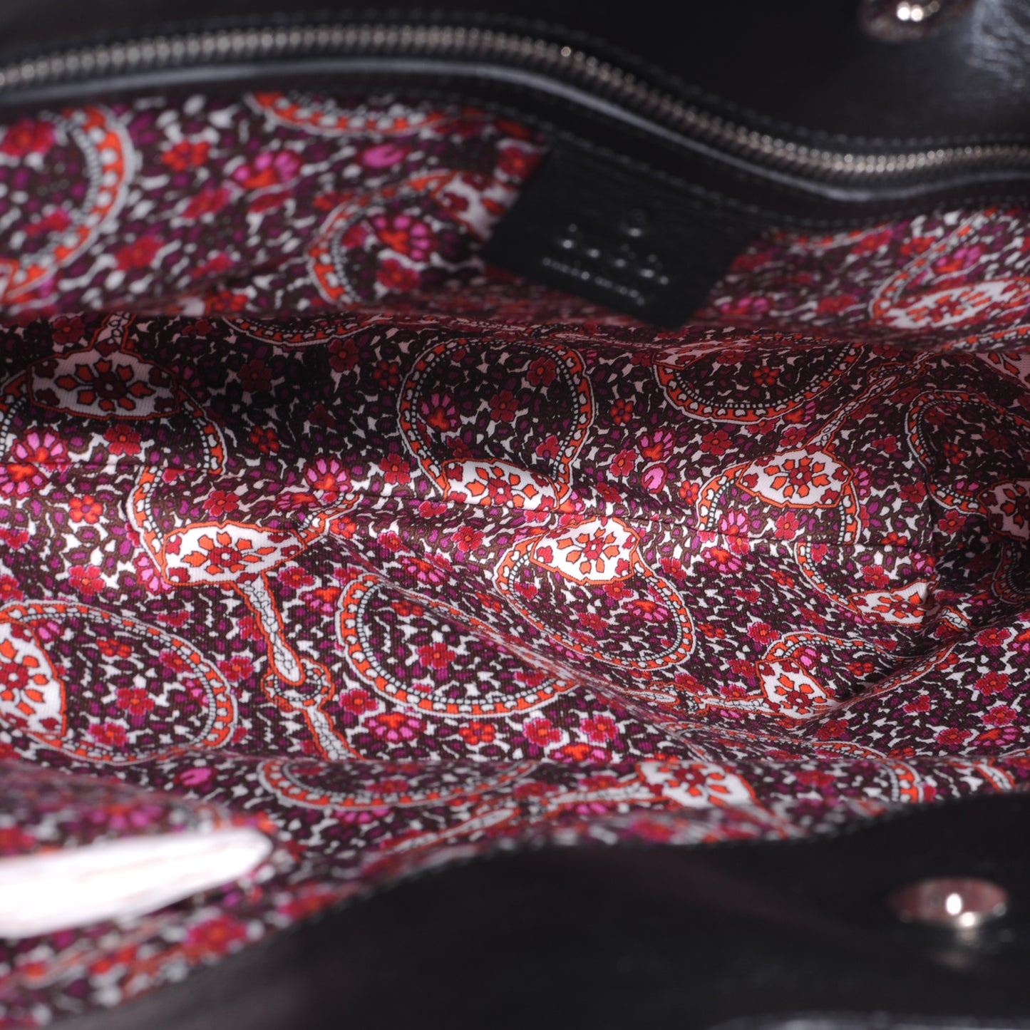 Patent Romy Handbag Black