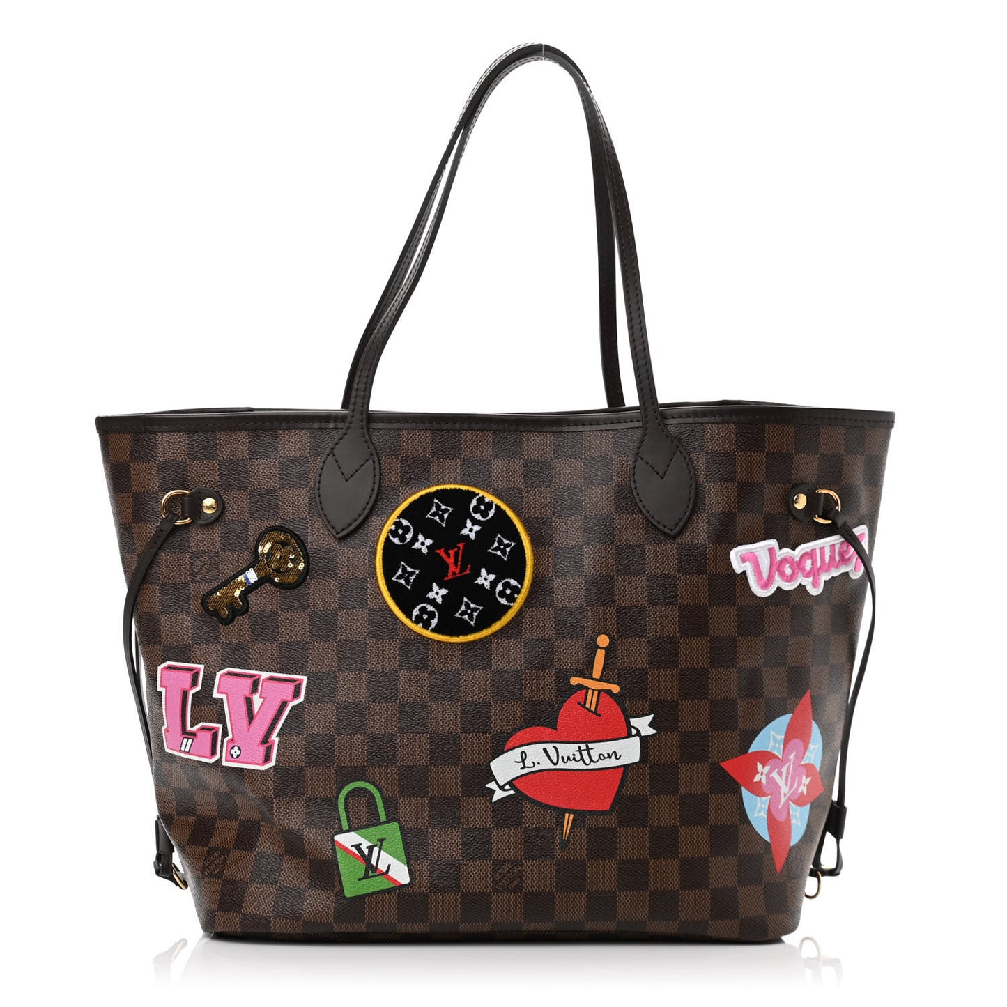 Damier Ebene Travel Stickers Neo Neverfull MM