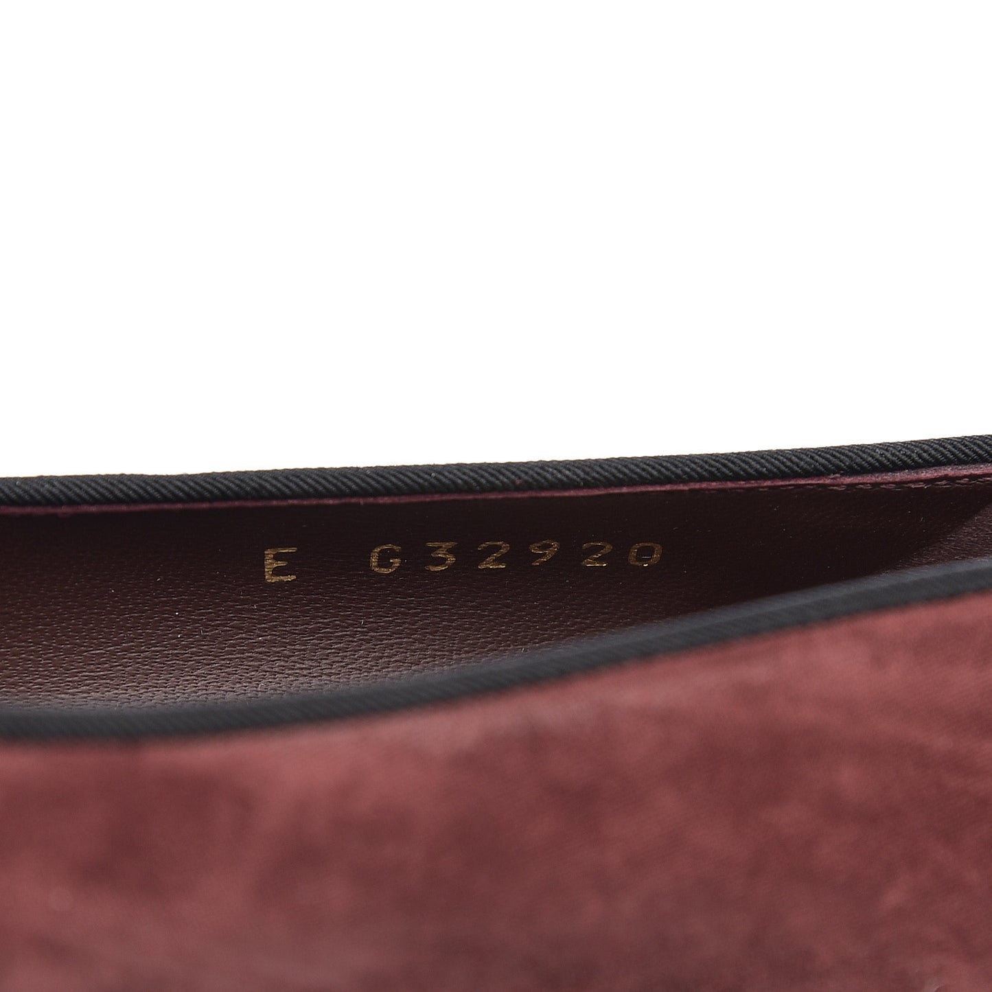 Glitter Calfskin Grosgrain Cap Toe Pearl Pumps 38.5 Burgundy Black