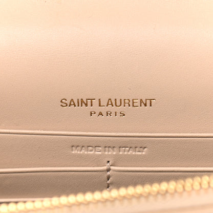 Saint Laurent Smooth Calfskin Classic Monogram Kate Tassel Chain Wallet Light Natural 6 of 13