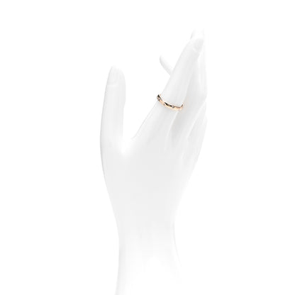 Tiffany 18K Rose Gold Diamond 3mm Etoile Band Ring 56 7.5 2 of 5
