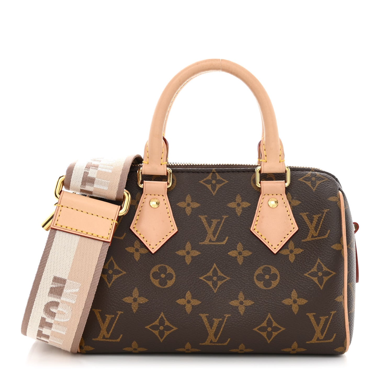 Monogram Speedy Bandouliere 20 Beige