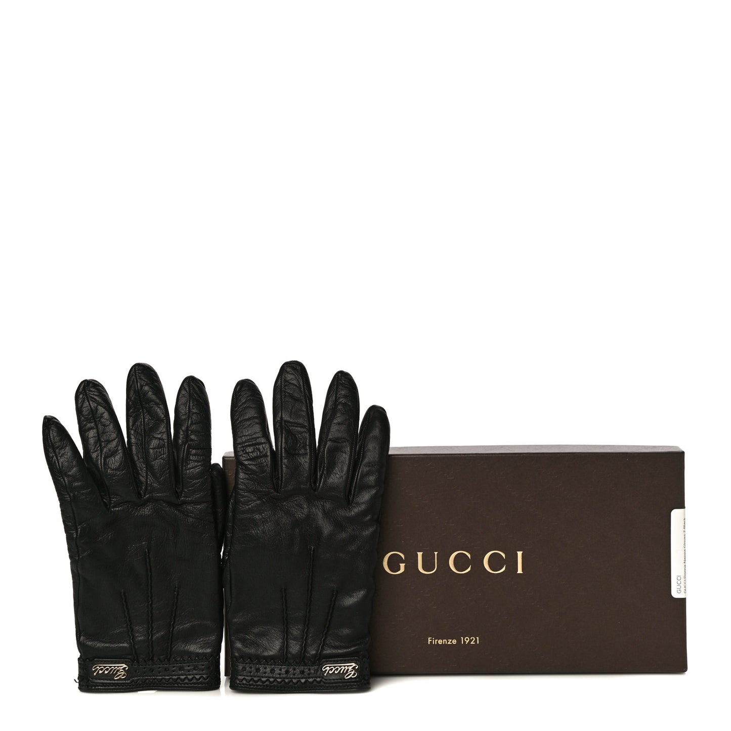 Donna Nappa Gloves 7.5 Black