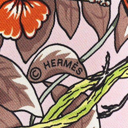 Hermes Silk Jungle Love Love Twilly Rose Pale Etoupe 4 of 4