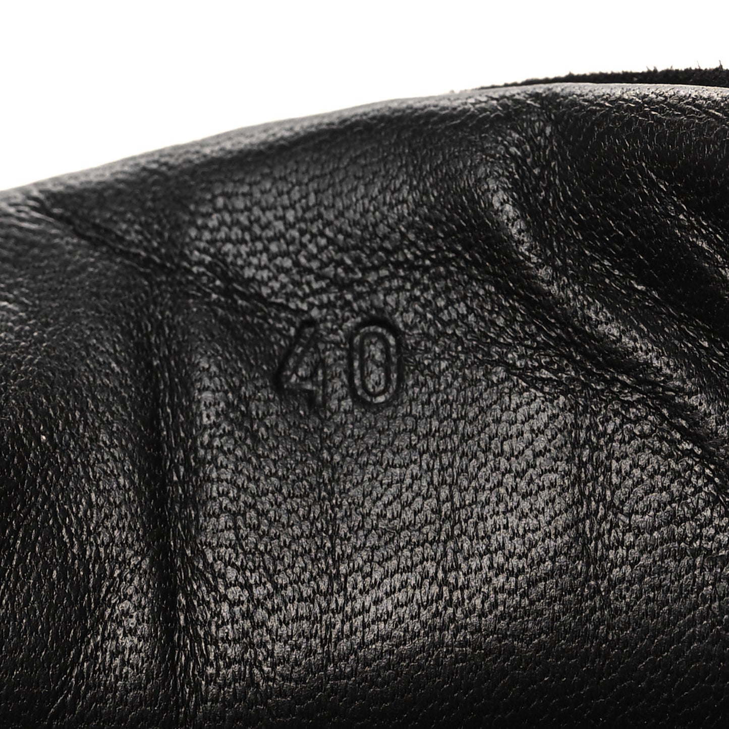 Calfskin Suede Goatskin Bouncing Sneakers 40 Black