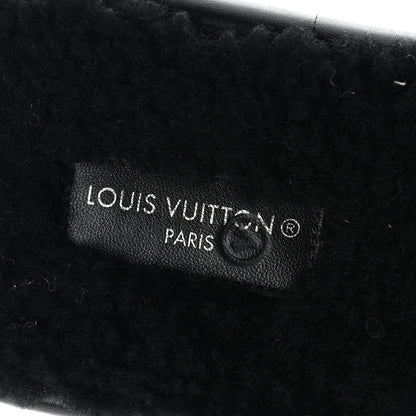 Louis Vuitton Shearling Magnetic Flat Mule 40 Black 7 of 8