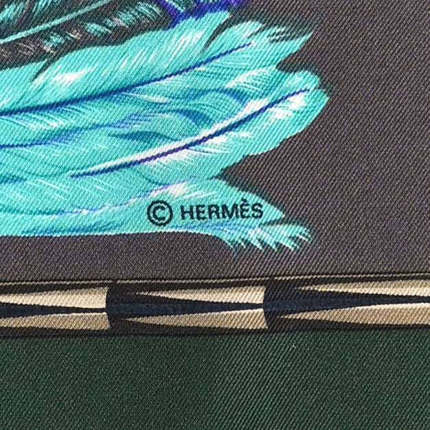 Hermes Silk Brazil Scarf 90 5 of 8