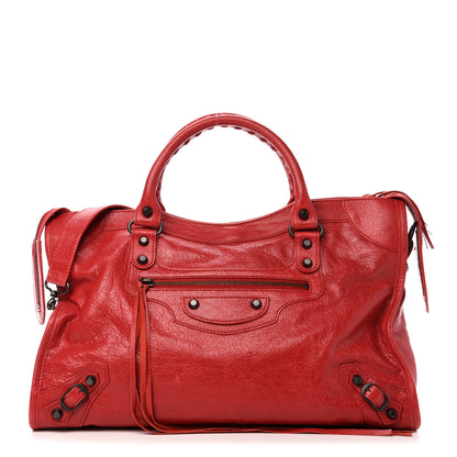 Balenciaga Agneau Classic Hardware City Rouge Cardinal 3 of 13