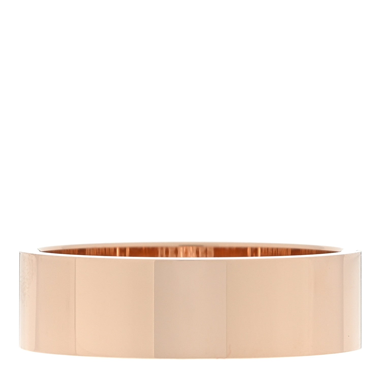Hermes 18K Rose Gold Diamond PM H D'Ancre Ring 53 6.5 3 of 5