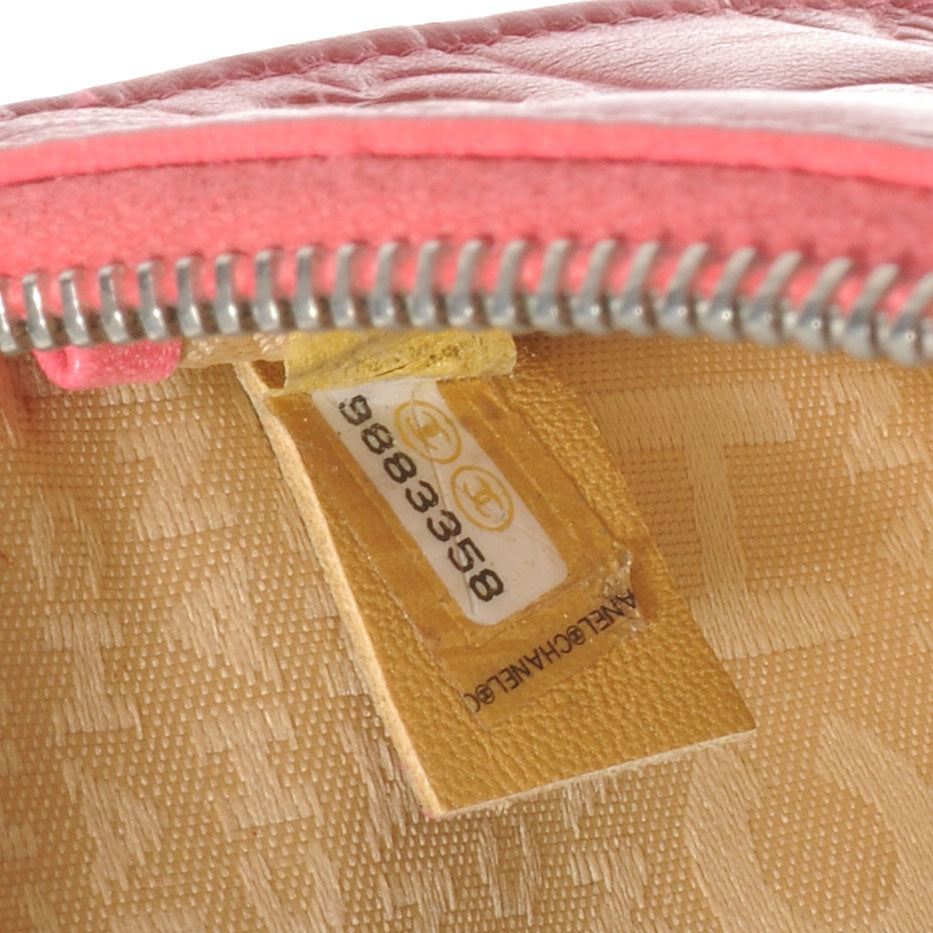 Lambskin Precious Symbols Pochette Coral