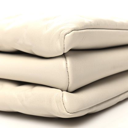 Louis Vuitton Lambskin Embossed Monogram Coussin PM Beige Cream 11 of 11