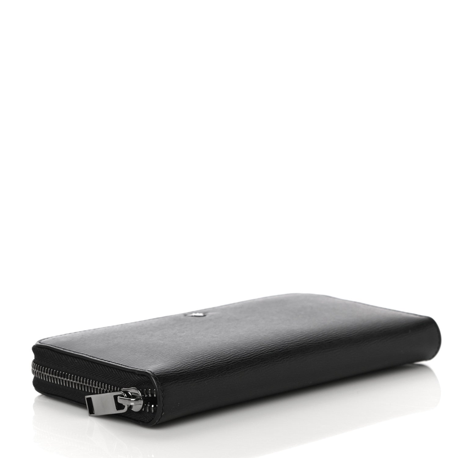 Christian Dior Calfskin Bee Zip Around Wallet Black 4 of 9