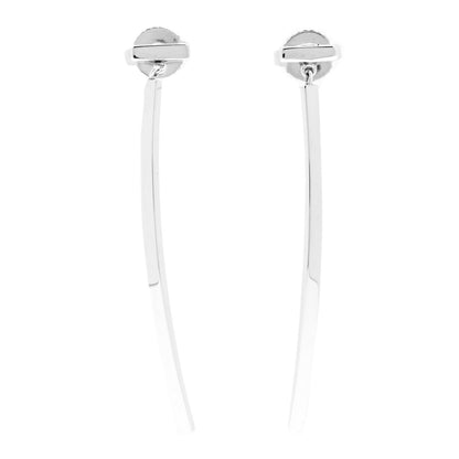 Tiffany Sterling Silver T Wire Bar Earrings 1 of 4