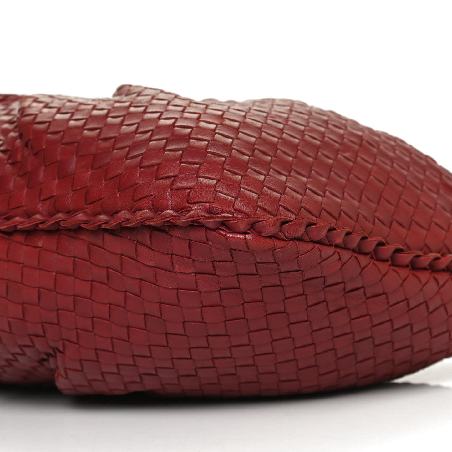 Nappa Intrecciato Pleated Large Veneta Hobo Eclipse