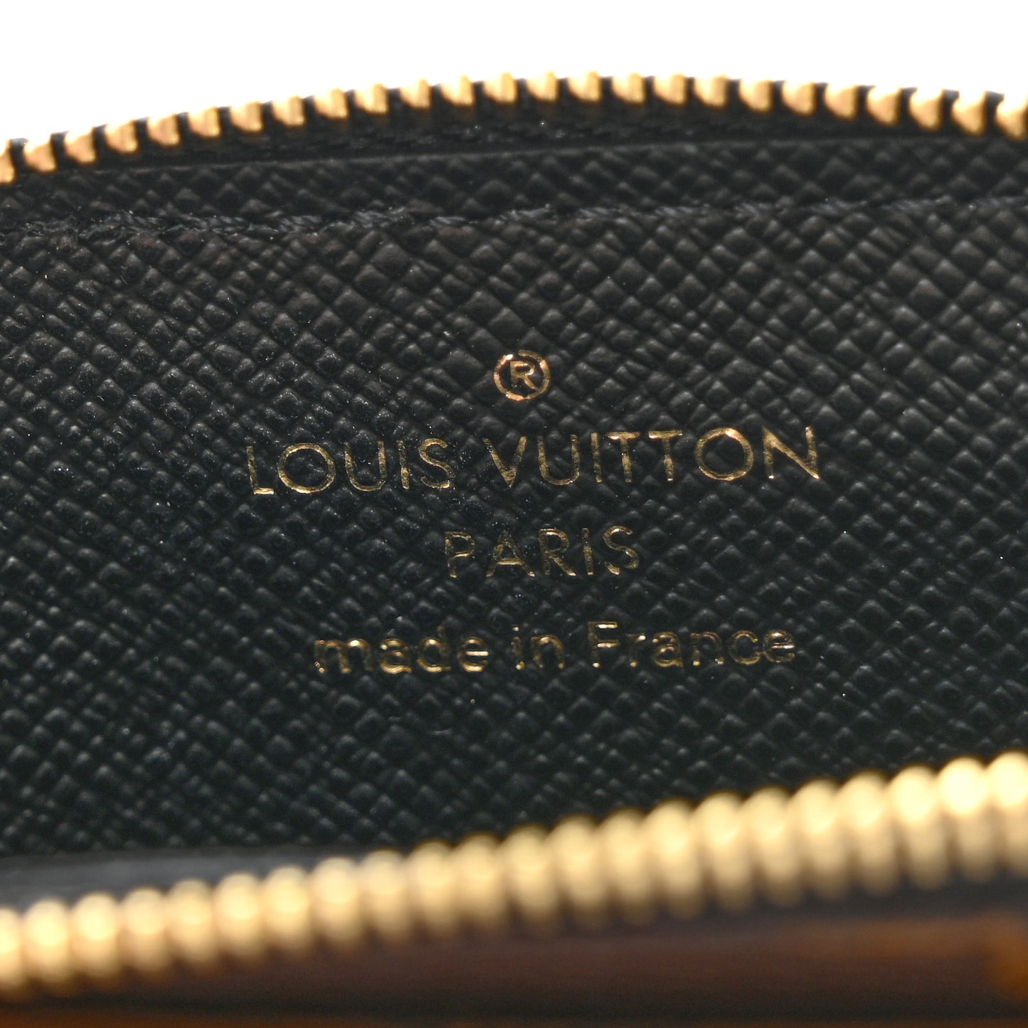 Reverse Monogram Recto Verso Card Holder Brown