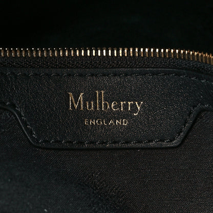 Mulberry Econyl Nylon Jacquard Calfskin Monogram Shopper Tote Black 6 of 10
