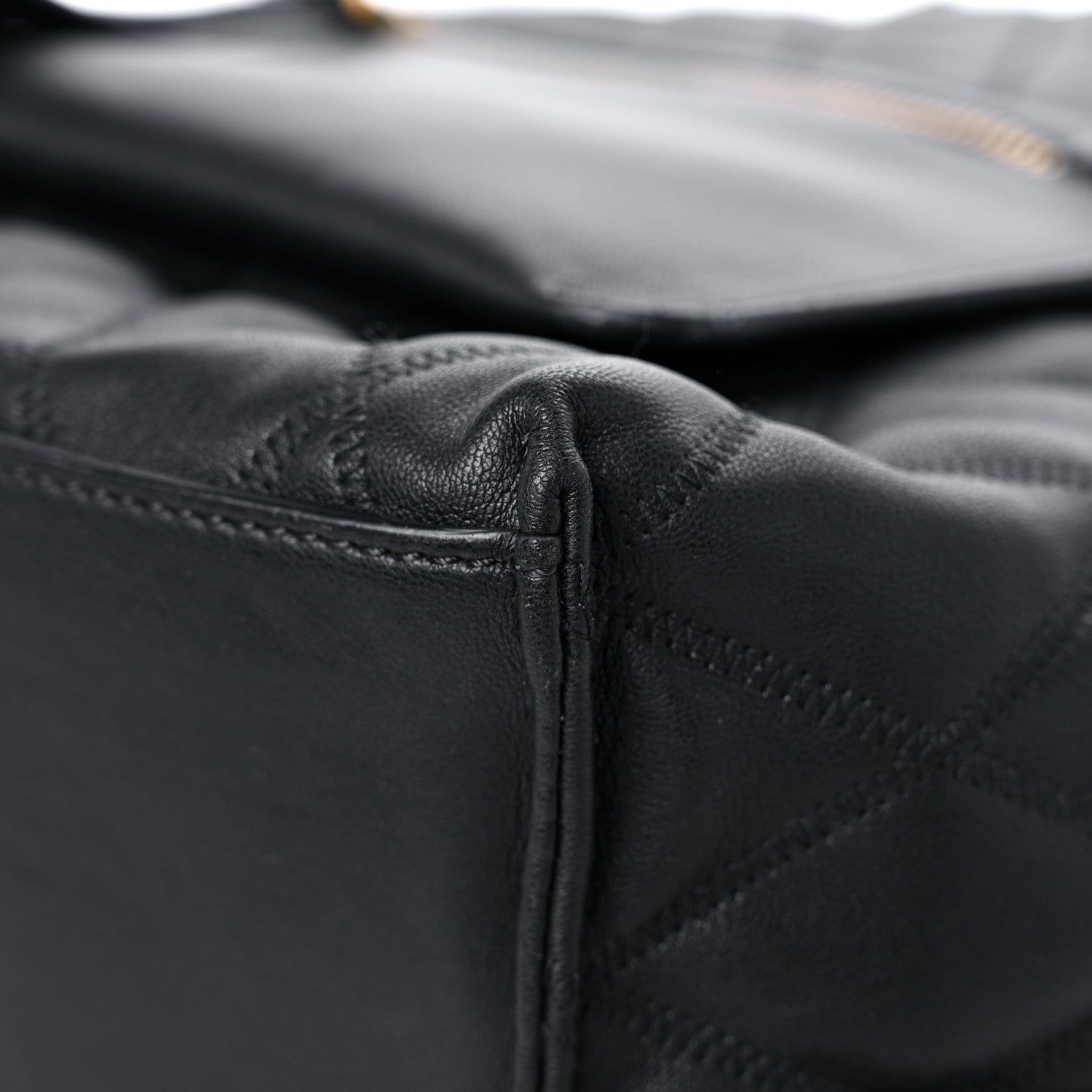 Givenchy Rubberized Canvas Quilted Duo Backpack Black 9 of 13
