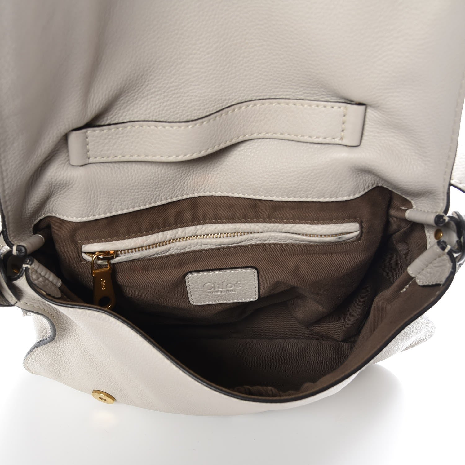Chloe Calfskin Medium Marcie Top Handle Bag Dove 6 of 8