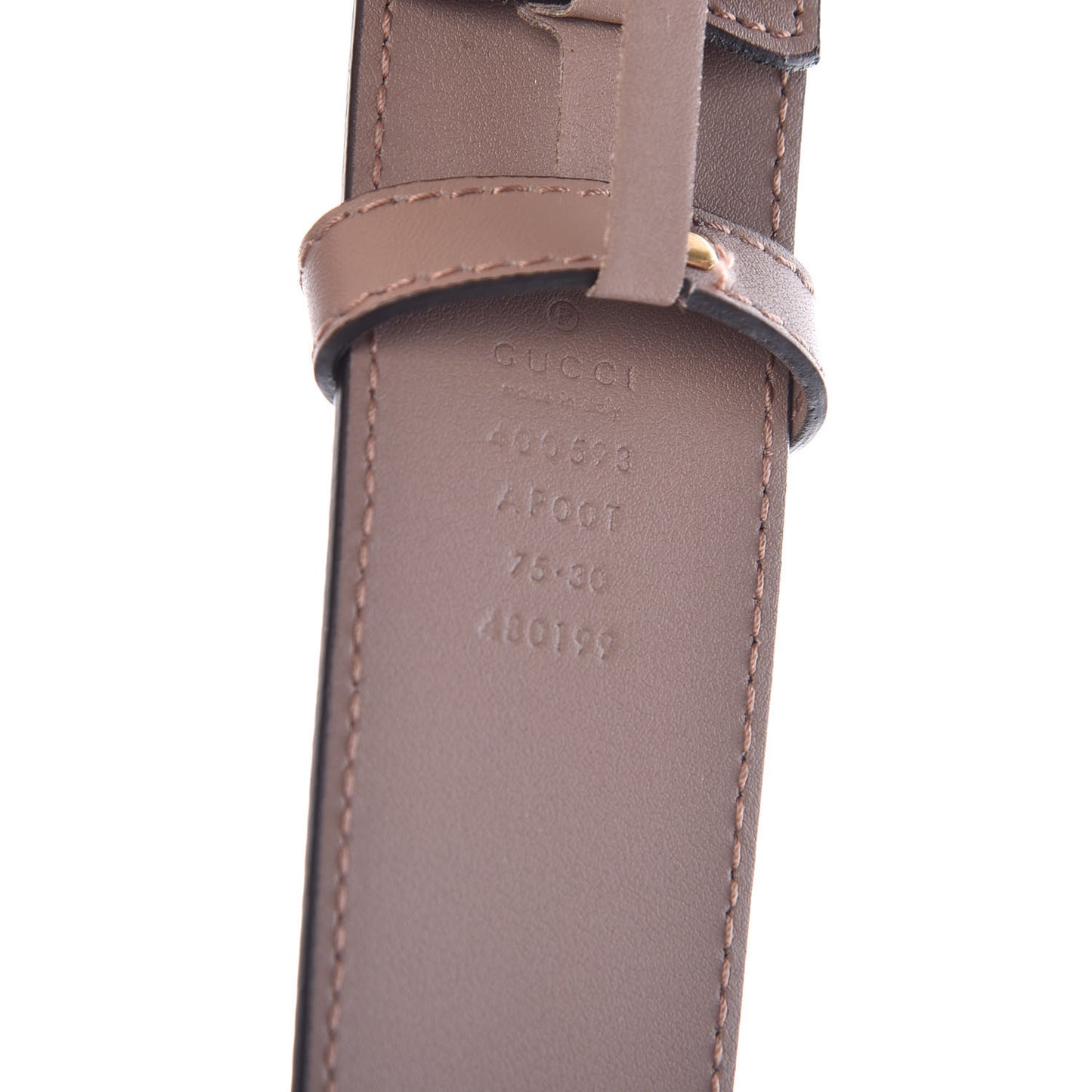 Calfskin Double G 40mm Belt 75 30 Porcelain Rose