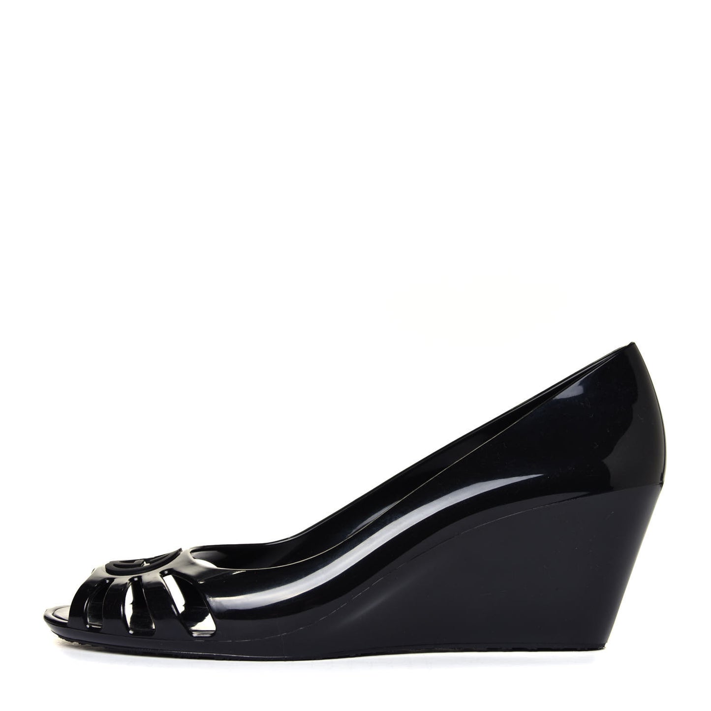 Rubber Jelly Marola Wedges 36 Black