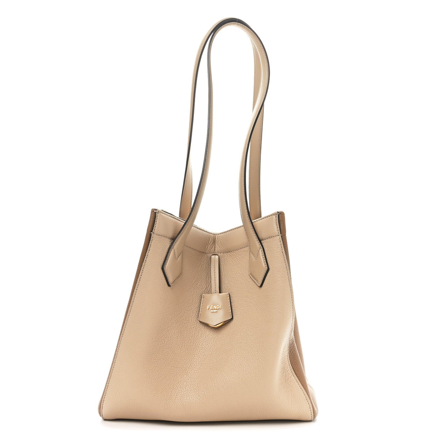 Vitello Cher Grace Bi-Color Medium Fendi Origami Beige Amido Sand
