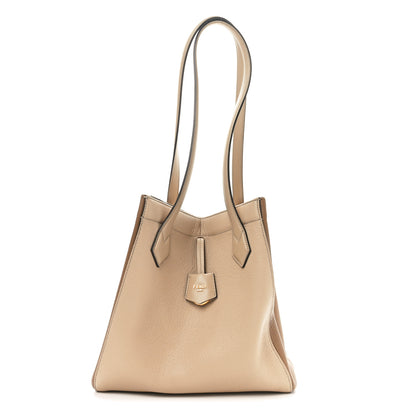 Fendi Vitello Cher Grace Bi-Color Medium Fendi Origami Beige Amido Sand 1 of 9