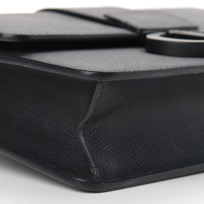 Christian Dior Ultra Matte Grained Calfskin 30 Montaigne Flap Bag Black 8 of 12