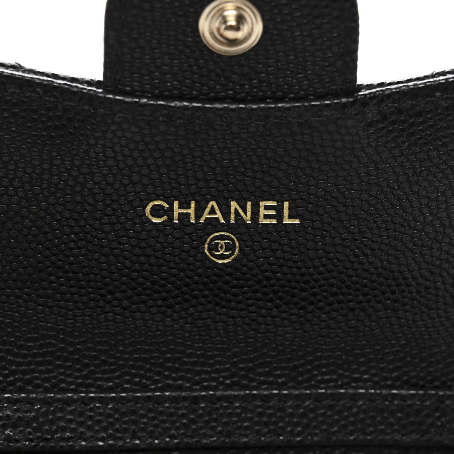 Chanel Caviar Quilted Flap Card Holder On Chain Black 6 of 11