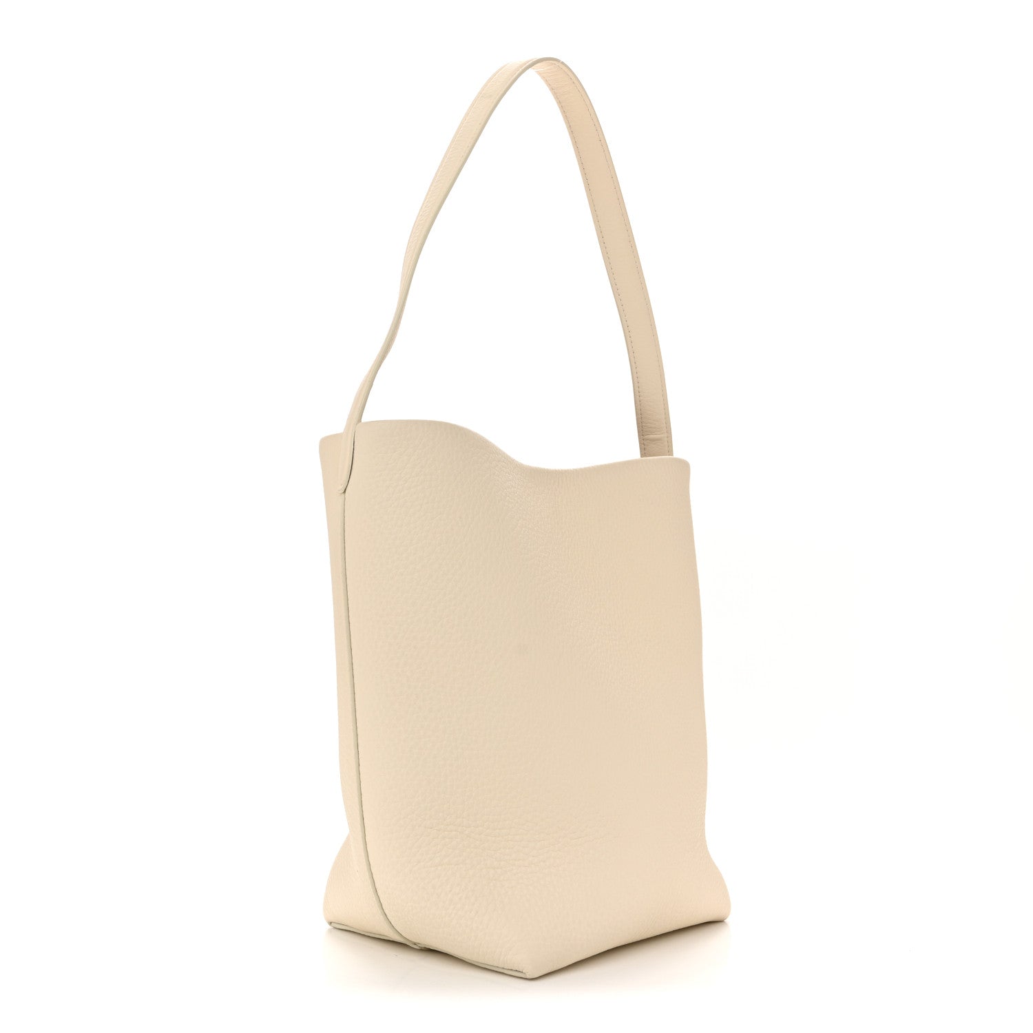 The Row Grained Calfskin Medium N/S Park Tote Ivory 5 of 23